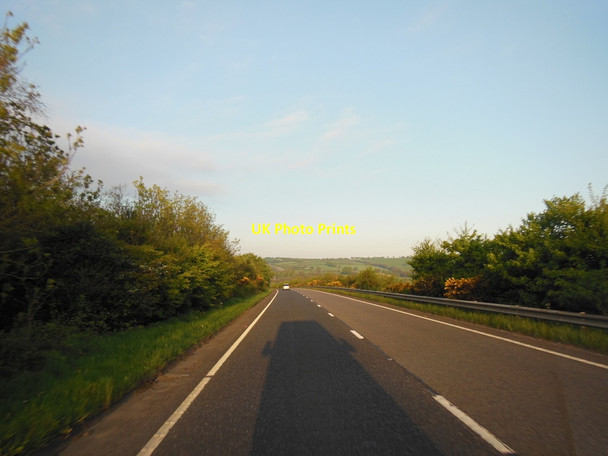 Photo 6"x4" The A30 westbound Okehampton c2013