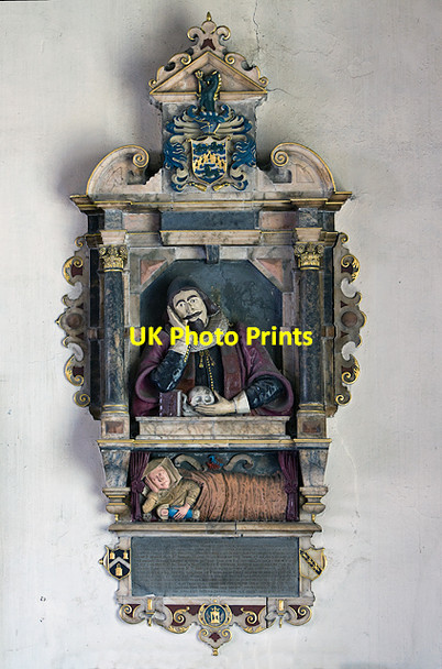 Photo 6"x4" St Peter & St Mary's church, Barnstaple - monument to Walter Tucker Barnstaple c2013