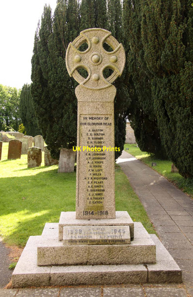 Photo 6"x4" Standlake war memorial Standlake c2013