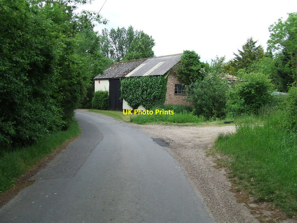 Photo 6"x4" Farm Building Goose Green\/TM1187 c2013