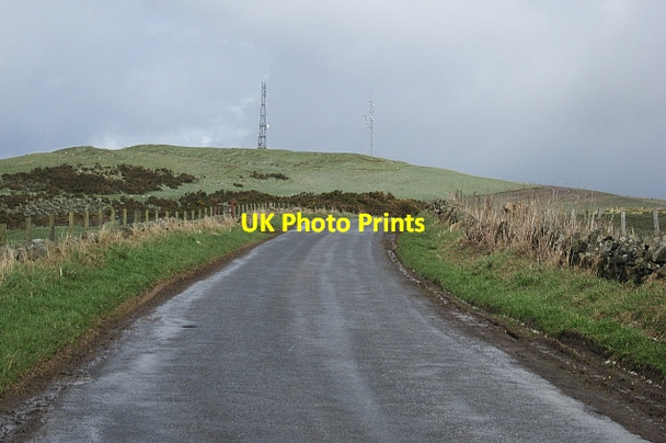 Photo 6"x4" Road under Down Law Coaltown of Burnturk c2013