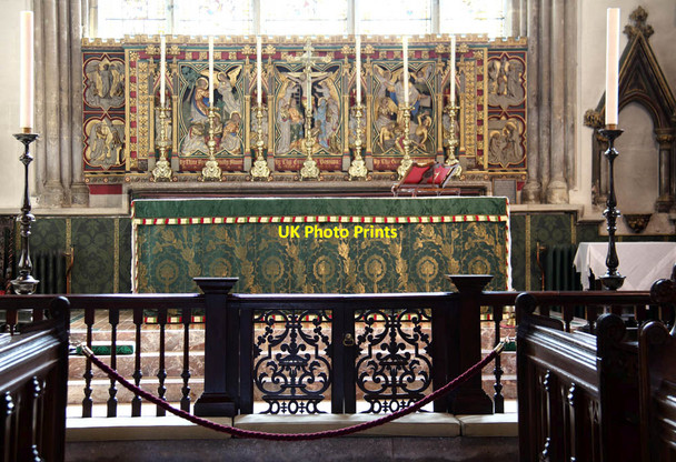 Photo 6"x4" St John the Baptist, Cirencester - High altar Cirencester c2013