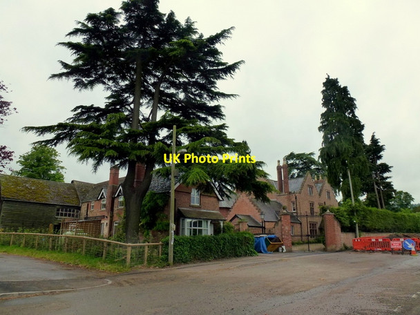 Photo 6"x4" Gothic-style buildings by the A40 Huntley\/SO7219 c2013