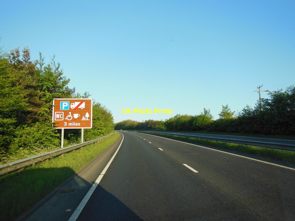 Photo 6"x4" The A30 westbound near Trebursye Tregadillett c2013