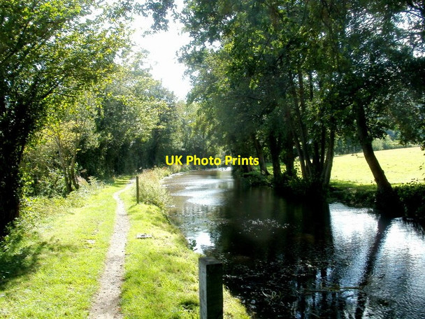 Photo 6"x4" Canal and path south of Lapstone Bridge, Pencroesoped Pencroesoped c2011