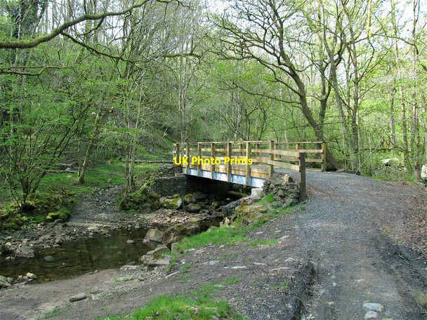 Photo 6"x4" Replacement bridge over River Giedd Cae'r-Lan\/SN8012 c2013
