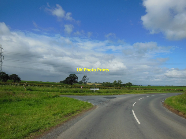 Photo 6"x4" Low Road from Mill Dike Lane Carlton Husthwaite c2013