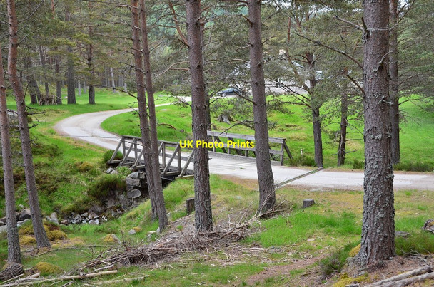 Photo 6"x4" Bridge over the Connachat Burn Garbh Allt Shiel c2013