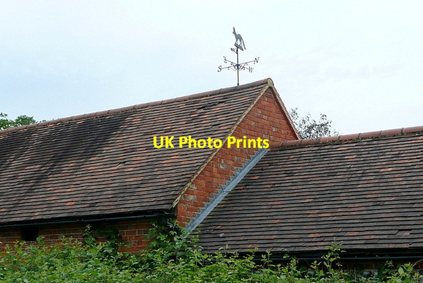 Photo 6"x4" Roof and weather vane at Shiplake Row Shiplake Row c2013