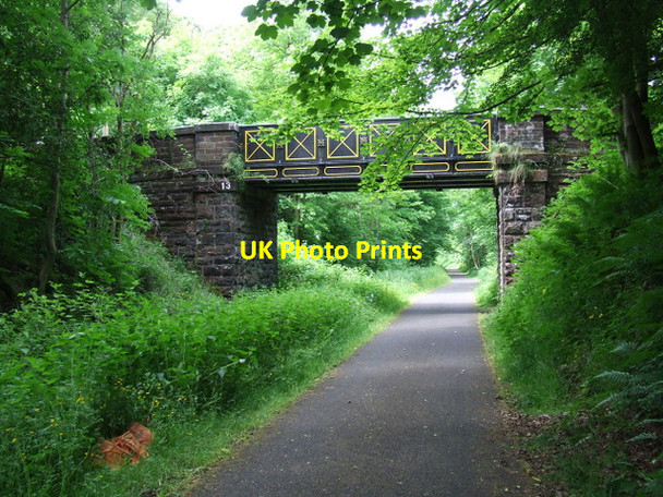 Photo 6"x4" National Cycle Network Route 75 Bridge of Weir c2013