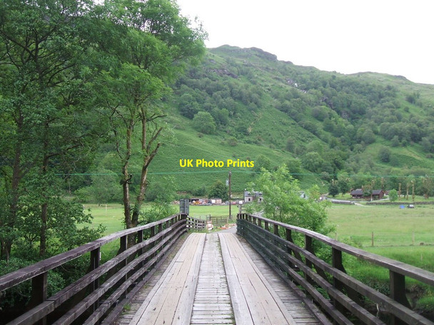 Photo 6"x4" Entrance to Beinglas Farm Campsite Inverarnan c2013