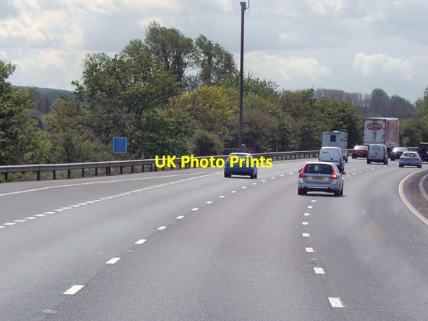 Photo 6"x4" Southbound M6 after Junction 13 Acton Trussell c2013