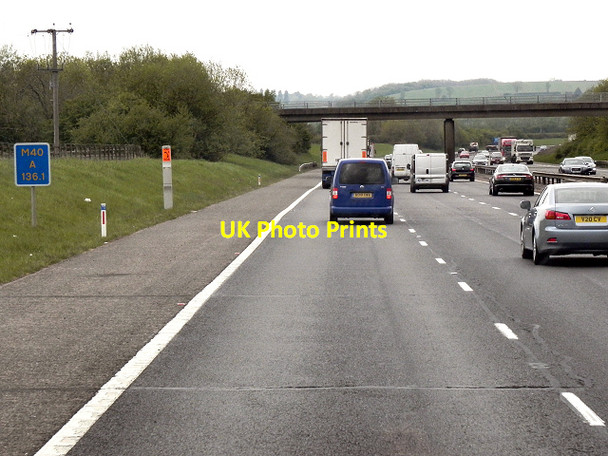 Photo 6"x4" M40, Little Dassett Burton Dassett c2013