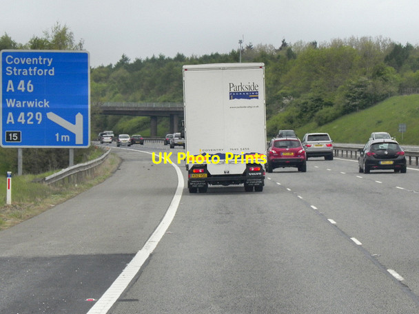 Photo 6"x4" Northbound M40, Barford Barford\/SP2760 c2013