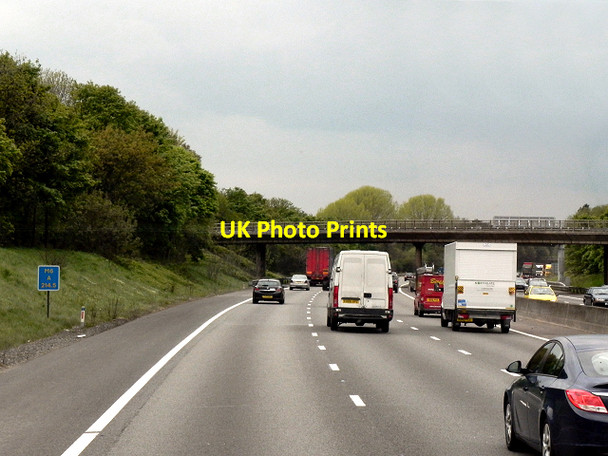 Photo 6"x4" Northbound M6 Motorway Boscomoor c2013