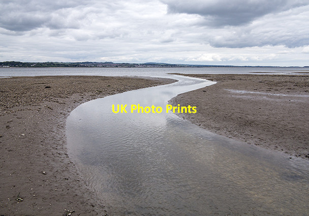 Photo 6"x4" Confluence of the Lead Burn and the River Tay Tayport c2013