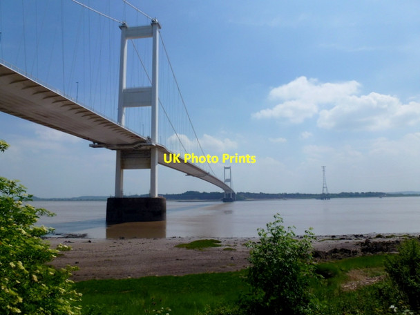 Photo 6"x4" The Severn Bridge Beachley c2013