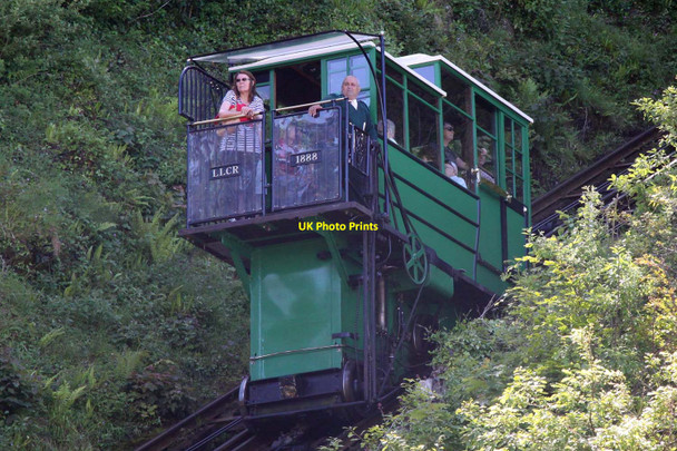 Photo 6"x4" Lynton and Lynmouth cliff railway Lynton c2013