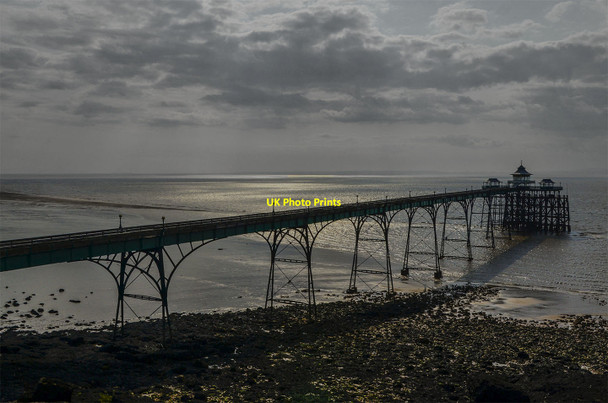 Photo 6"x4" Clevedon Bay and Pier Clevedon c2013