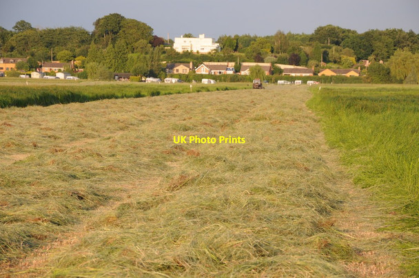 Photo 6"x4" Haymaking in Twyning Meadow Hill End\/SO9037 c2013 P1