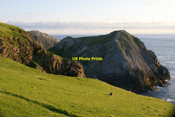 Photo 6"x4" The Greing from Taing of Loosswick, Hermaness Looss Wick c2013