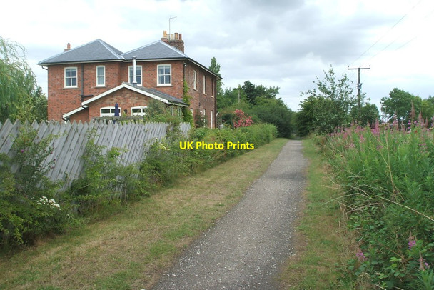 Photo 6"x4" Ellerby railway station (site), Yorkshire New Ellerby c2009