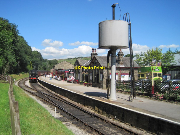Photo 6"x4" Oxenhope railway station, Yorkshire Oxenhope c2010