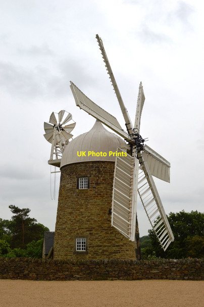 Photo 6"x4" Heage Windmill Nether Heage c2013