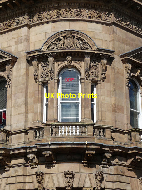 Photo 6"x4" Detail of 85-89 Colmore Row, Birmingham Lee Bank c2012