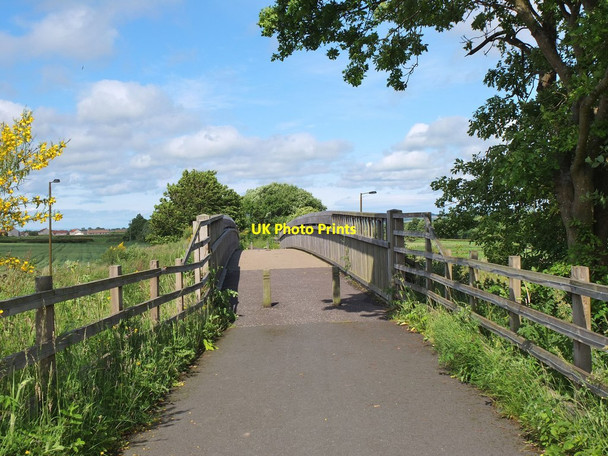 Photo 6"x4" Cycleway bridge over Bonnyrigg by-pass Bonnyrigg c2013