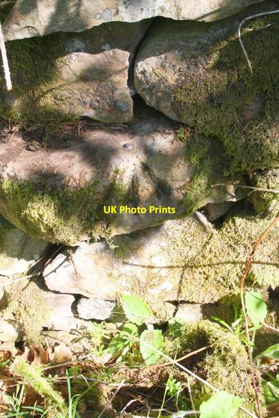 Photo 6"x4" Benchmark on wall stone by Corner Plantation Beckside\/SD6188 c2013