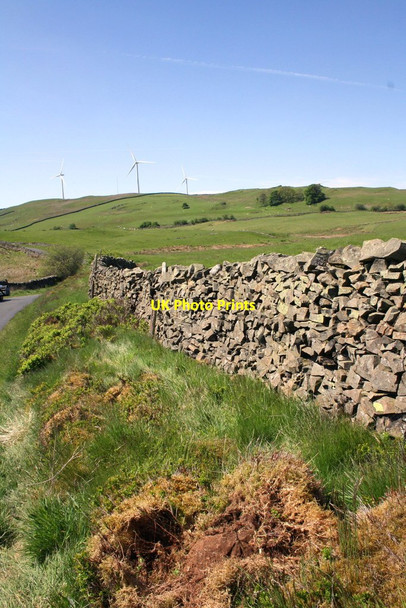 Photo 6"x4" Bank and dry stone wall beside Old Scotch Road Beckside\/SD6188 c2013
