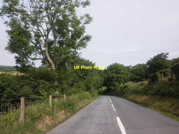 Photo 6"x4" The B3223 to Lynmouth Bridge Ball c2013