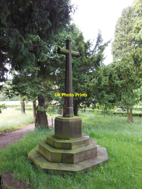 Photo 6"x4" The War Memorial at St John's Church, Bilsdale Fangdale Beck c2013