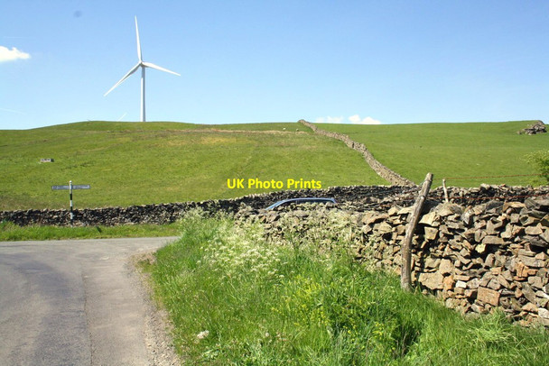 Photo 6"x4" Junction at southwest end of Old Scotch Road Beckside\/SD6188 c2013