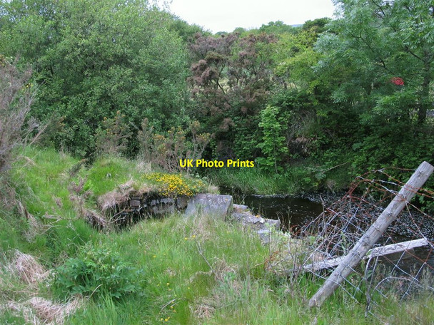 Photo 6"x4" Bridge Out on the Cefnbrynbrain cyclepath Cefn-bryn-brain c2013
