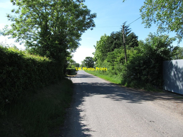 Photo 6"x4" View north along Dernaroy Road Jonesborough c2013