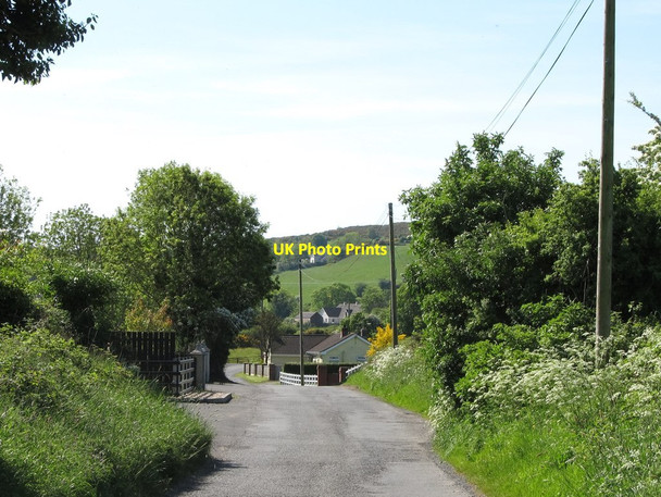Photo 6"x4" Rural settlement at the southern end of Ballynamona Road Jonesborough c2013