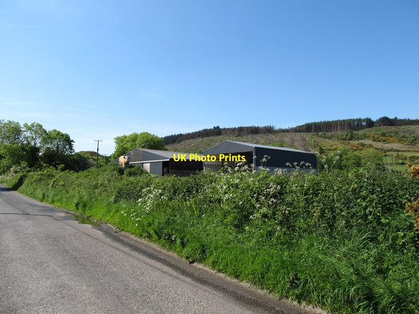 Photo 6"x4" Farm sheds above the Ballynamona Road Jonesborough c2013