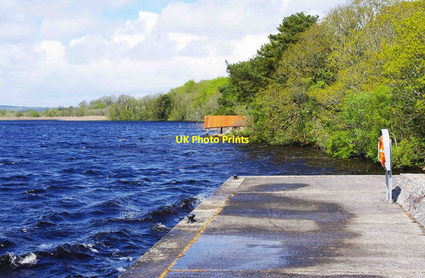 Photo 6"x4" Lough Derg and an old boathouse, Rossmore Quay, Co. Galway Rosmore c2013