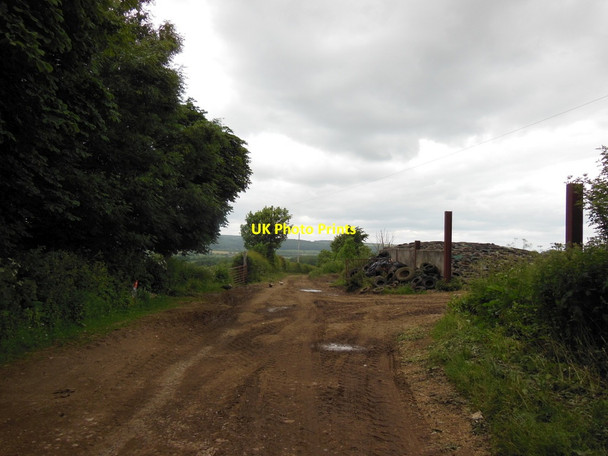 Photo 6"x4" The road at High Leys Oulston c2013