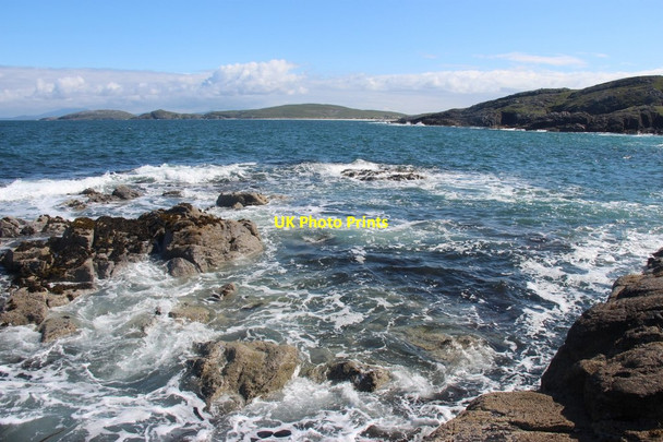 Photo 6"x4" Tidal rocks at Cleit Cliaid c2013
