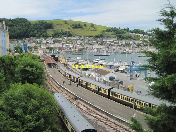 Photo 6"x4" Kingswear railway station, Devon Dartmouth c2013