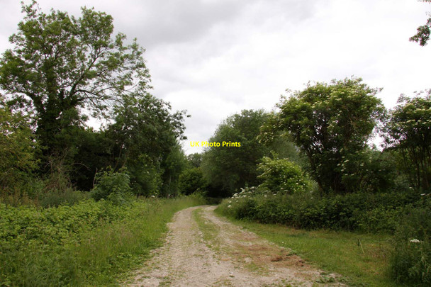 Photo 6"x4" Frog Alley to Upton Upton\/SU5186 c2013