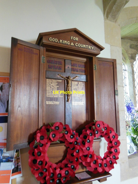 Photo 6"x4" The War Memorial in St Hilda's Church, Ampleforth Ampleforth c2013