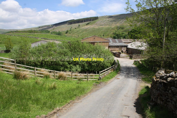 Photo 6"x4" Road into Cotterdale village. Cotterdale c2013