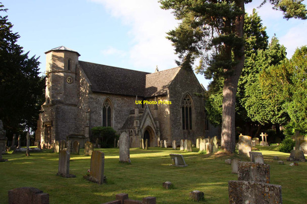 Photo 6"x4" St Nicholas' Church in Fyfield Fyfield\/SU4298 c2013