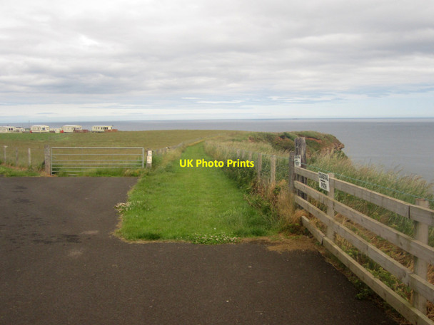 Photo 6"x4" The Berwickshire Coast Path near Marshall Meadows Bay Marshall Meadows c2013