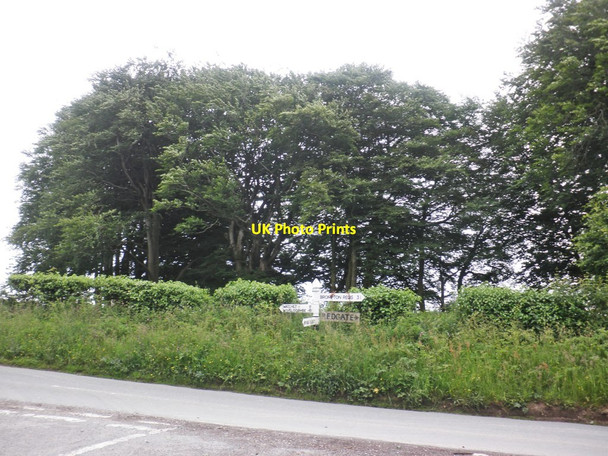 Photo 6"x4" Road junction, near Redgate Withiel Florey c2013