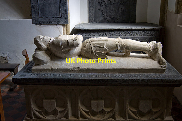 Photo 6"x4" Church of St Cuby & St Leonard, Duloe - tomb of Sir John Colshill Duloe\/SX2358 c2013